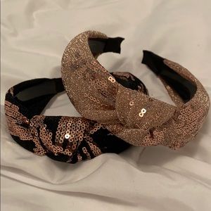 Sparkle knot headbands